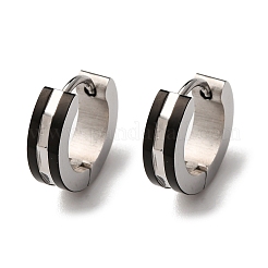 Серьги-кольца из нержавеющей стали 304&nbsp;EJEW-D331-04PB