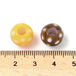 Непрозрачные акриловые бусины&nbsp;OACR-D309-06