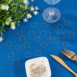 60 шт. 2 цвета 316 хирургическая нержавеющая сталь бокалы кольца подвески&nbsp;STAS-LP0001-05B