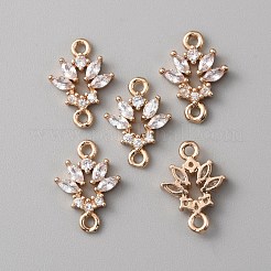 Messing-Kristall-Strass-Anhänger&nbsp;KK-WH0044-97