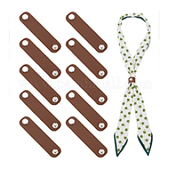 Зажимы для шарфа из искусственной кожи&nbsp;FIND-WH0199-340
