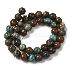 Fili di perline turchese naturale&nbsp;G-P506-04D-03