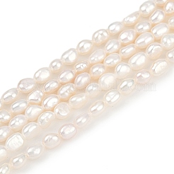 Нити из натурального культивированного пресноводного жемчуга PEAR-P064-20D-01A