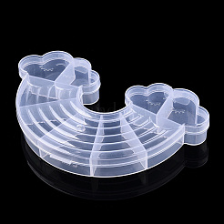 9 сетка радуга пластиковые контейнеры для шариков CON-T002-06