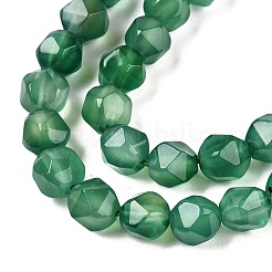 Нити бусин из натурального агата (окрашенного) G-T138-221C