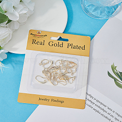 32 шт. 4 крючка для сережек из латуни и хирургической нержавеющей стали 316 KK-BBC0012-58