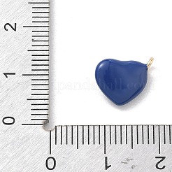 Micro pavé de latón encantos de circonita cúbica roja&nbsp;CU-CBA109E-04