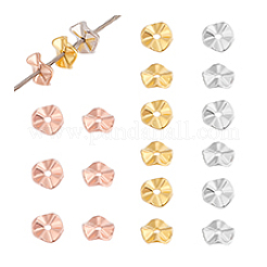 18 шт. 3 цвета 925 бусины-разделители из стерлингового серебра STER-PH0002-64