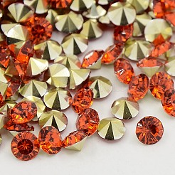 Strass en résine à pointe pointue de grade AAA&nbsp;RESI-R120-6.0mm-M