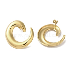 Левые и правые серьги-гвоздики Vortex 304 из нержавеющей стали для женщин&nbsp;EJEW-I303-01G