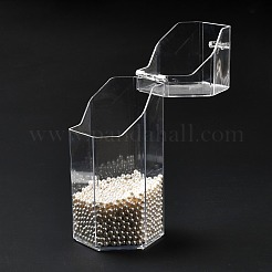 Откидная крышка шестигранный пластиковый держатель для ручек&nbsp;LS-MRMJ-E010-02