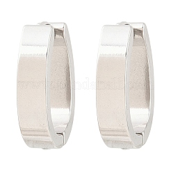 201 orecchini a cerchio in acciaio inossidabile&nbsp;EJEW-T056-03P-04