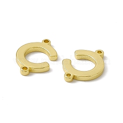 Dijes de conector de letras de latón chapado en rack&nbsp;KK-C007-38G-C