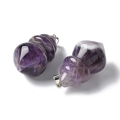 Подвески из натурального аметиста &nbsp;G-C187-04D
