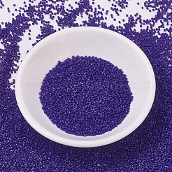 MIYUKIデリカビーズ小  シリンダー  日本製シードビーズ  15/0  （dbs0726)不透明コバルト  1.1x1.3mm  穴：0.7mm  約175000個/袋  50 G /袋&nbsp;SEED-X0054-DBS0726