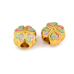 Perline smaltato in lega&nbsp;ENAM-D318-01G-06