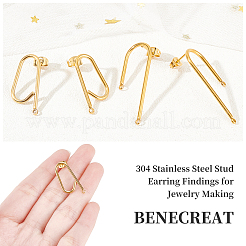 12 пара 2 стилей сережек-гвоздиков из нержавеющей стали 304 STAS-BC0003-07