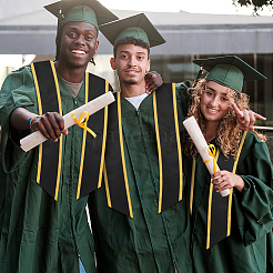 Выпускной палантин из полиэстера&nbsp;AJEW-WH0518-49B