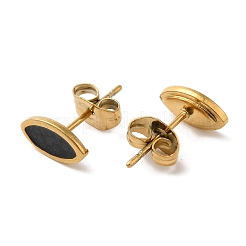 Серьги-гвоздики из нержавеющей стали 304 с ионным покрытием (IP)&nbsp;EJEW-C114-22G