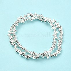 Гальванические нити из синтетических немагнитных гематитовых бусин G-C024-05