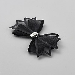 Бант из марли и украшения для обуви из стразов&nbsp;AJEW-WH20067-121A