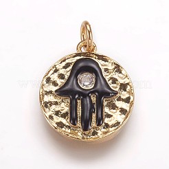 Забитые латунные подвески KK-K207-03