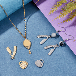 12 шт. 6 подвески из нержавеющей стали 304&nbsp;STAS-UN0027-36