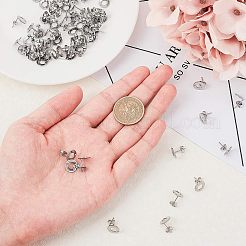 Фурнитура для сережек-гвоздиков из нержавеющей стали 304 STAS-UN0003-42P