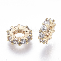 Латунные бусины из микрокубического циркония KK-N231-28-NF