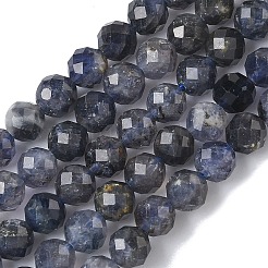 Нити из натурального иолита / кордиерита / дихроита&nbsp;G-L651-C03-6mm