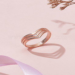 1 шт. полые кольца для пальцев из нержавеющей стали в форме трех стрел в форме сердца для женщин&nbsp;RJEW-LP0001-33