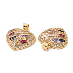 Латунные микро проложить кубического циркония подвески&nbsp;ZIRC-I063-12G