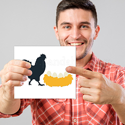 Углеродистая сталь разрезает трафареты DIY-WH0309-1048