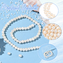 1 нить бусин из натурального культивированного пресноводного жемчуга PEAR-SC0001-42