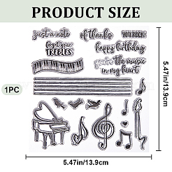 Прозрачные силиконовые штампы DIY-WH0504-60A