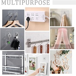 Вешалки на крючках из пвх&nbsp;AJEW-WH0596-102