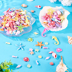 200 г акриловые бусины в стиле «океан»&nbsp;SACR-TA0001-48