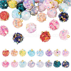 32 шт. 16-х цветные тканевые подвески&nbsp;FIND-TA0008-47