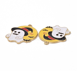 Halloween-Thema Legierung Emaille Anhänger&nbsp;FIND-E024-03LG
