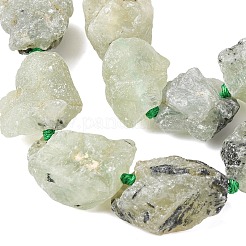 Rohe raue natürliche prehnite Perlenstränge&nbsp;LS-G-P528-A05-01A