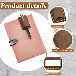 Держатель для карандашей из коровьей кожи&nbsp;AJEW-WH20120-90A