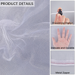 Сетка из полиэстера для защиты фруктовых деревьев&nbsp;AJEW-WH20002-79B