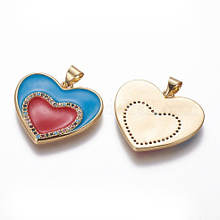 Латунь эмаль подвески&nbsp;KK-L185-37M