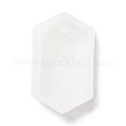 Силиконовые Молды с имитацией шестигранной подвески со стразами&nbsp;DIY-I090-10