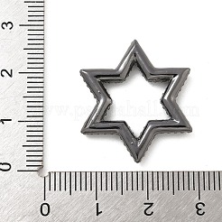 Стойка покрытие латунь микропаве кубический цирконий звездообразные соединительные кольца KK-A234-004B