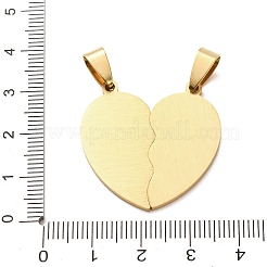 201 pendentifs fendus en acier inoxydable&nbsp;STAS-F368-05G