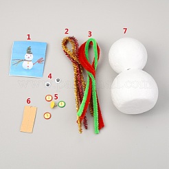 Manualidades de muñeco de nieve de navidad diy&nbsp;DIY-I045-01