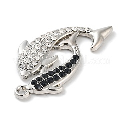 Подвески из сплава и страза&nbsp;ALRI-S001-09P-02