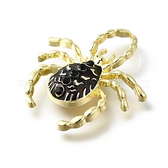 Подвески из сплава с черной эмалью в готическом стиле PALLOY-R157-06G-01B