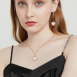 6шт латунные прозрачные подвески из кубического циркония&nbsp;ZIRC-SZ0003-67